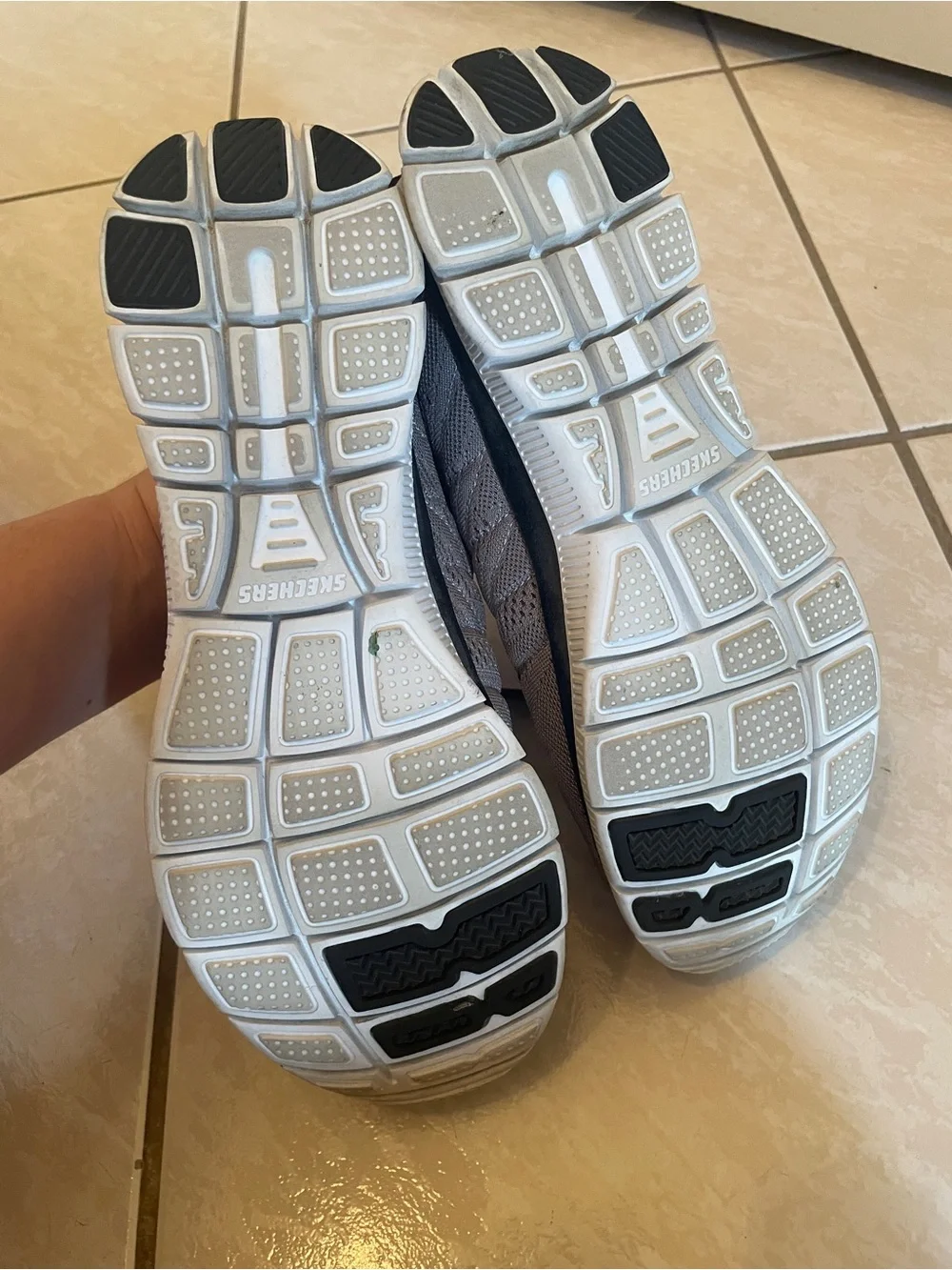 Skechers Gray Athletic Memory Foam Sneakers